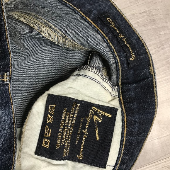 Citizens of Humanity Low Rise Bootcut sz 26 Dark Wash Jeans Y2K - Picture 5 of 10